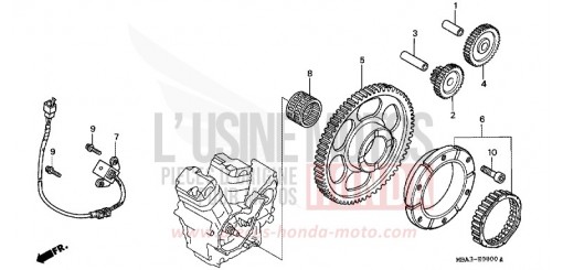PULSE GENERATOR/ STARTING CLUTCH VT750CX de 1999